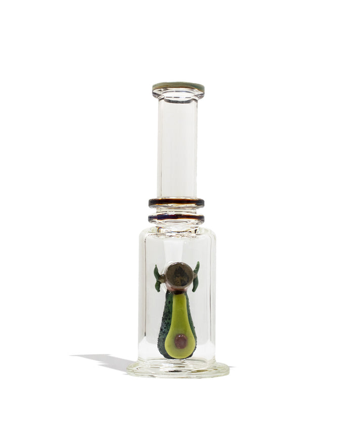 Empire Glassworks Avocado Mini Tube Face View on White Background