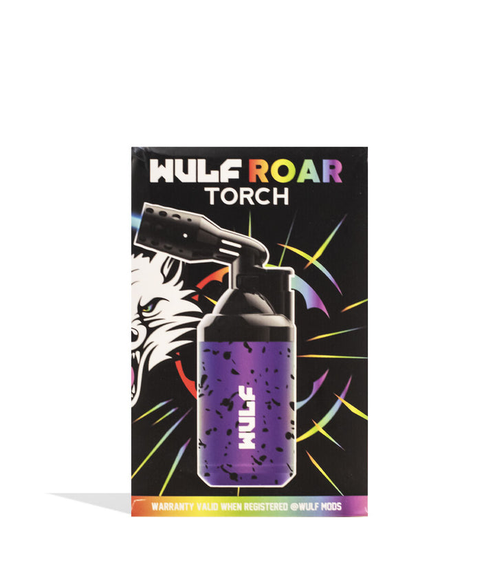 Full Color Wulf Mods Roar Butane Torch 9pk Packaging Front View on White Background