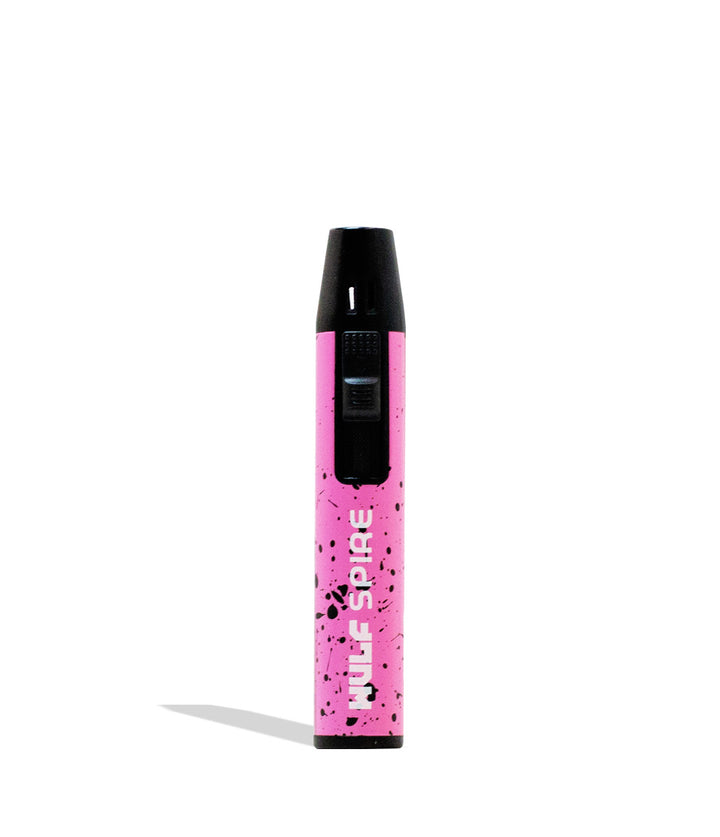 Pink Black Spatter Wulf Mods Spire Pen Torch 9pk Front View on White Background