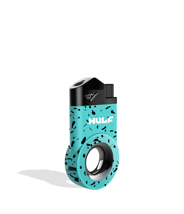 Teal Black Spatter Wulf Mods Vert Inverted Torch 9pk on white background