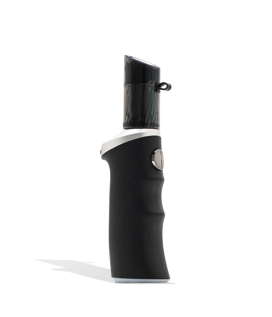 Silver Yocan Black Phaser ACE 2 Concentrate Vaporizer Front View on White Background