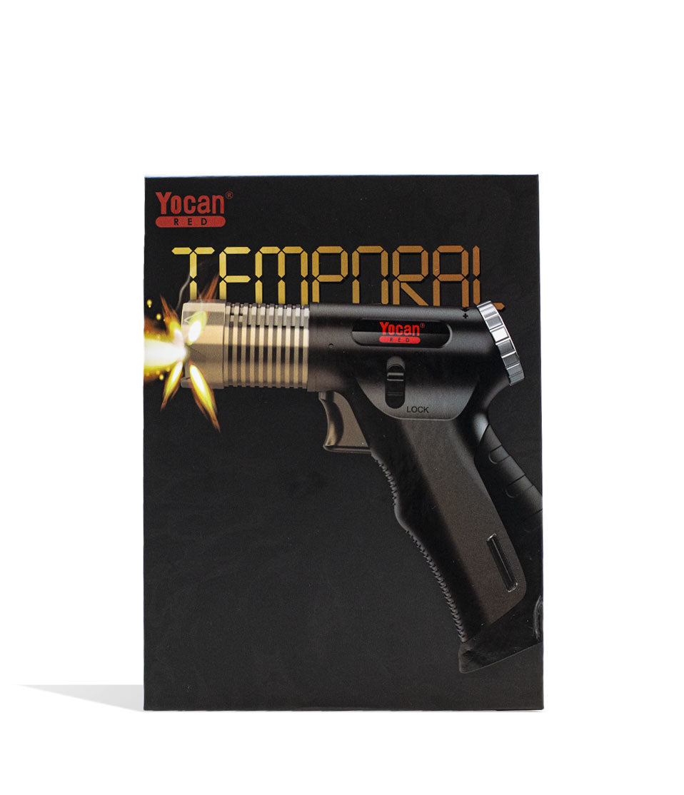 Silver Yocan Red Temporal Torch Packaging Front View on White Background