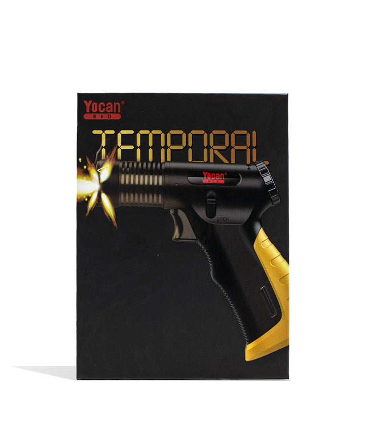 Yellow Yocan Red Temporal Torch Packaging Front View on White Background