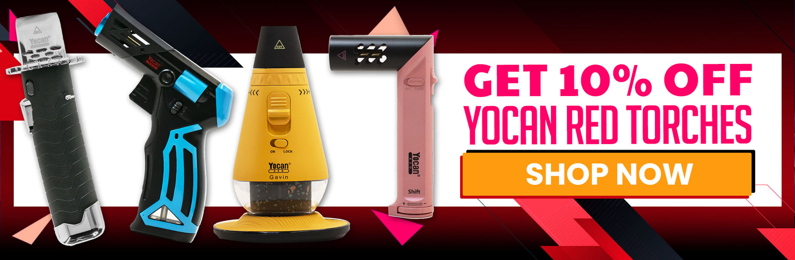 Black Friday Sale - Get 10% Off Yocan Red Torches at Got Vape Wholesale