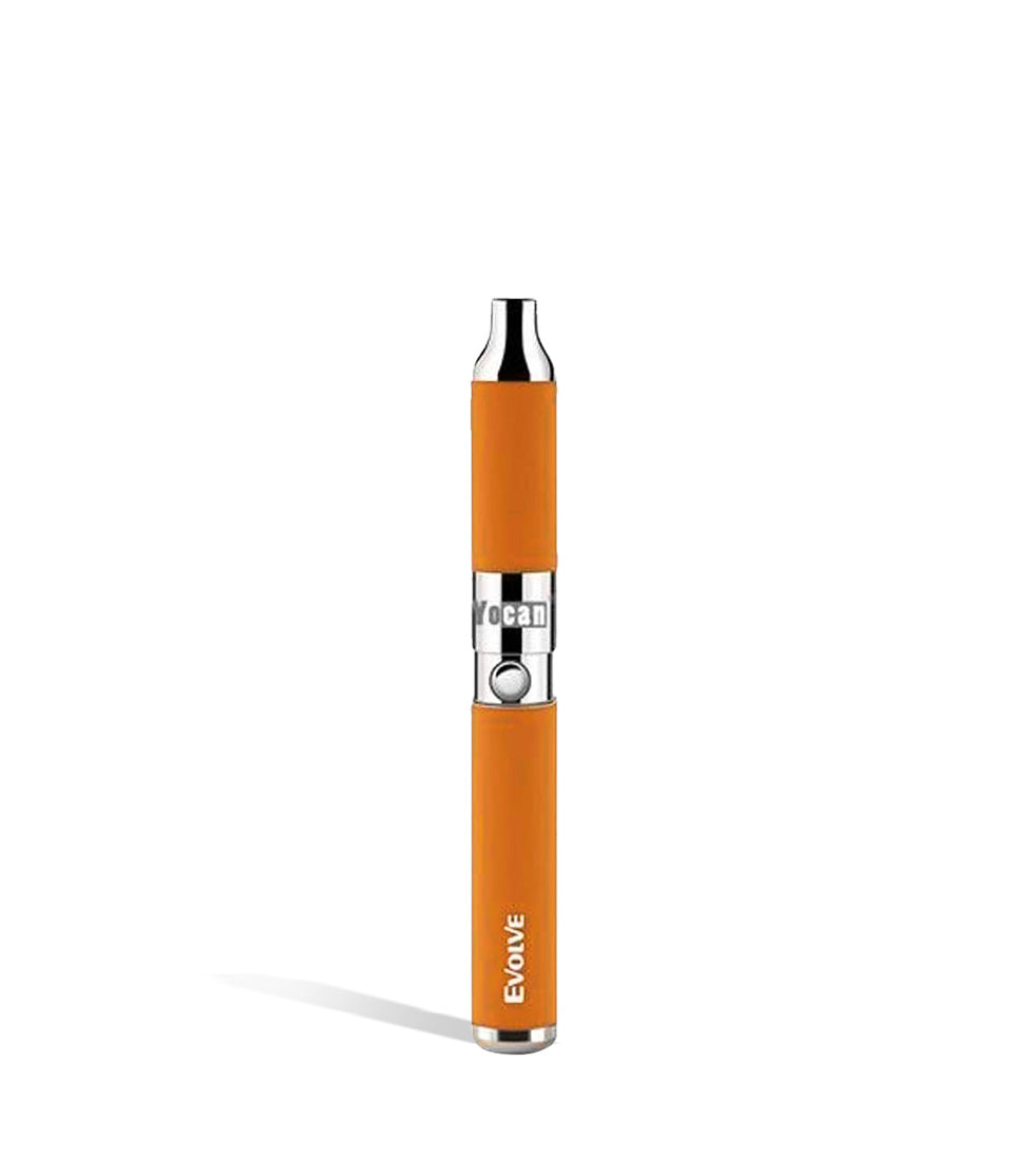 Orange Yocan Evolve Concentrate Kit on white studio background