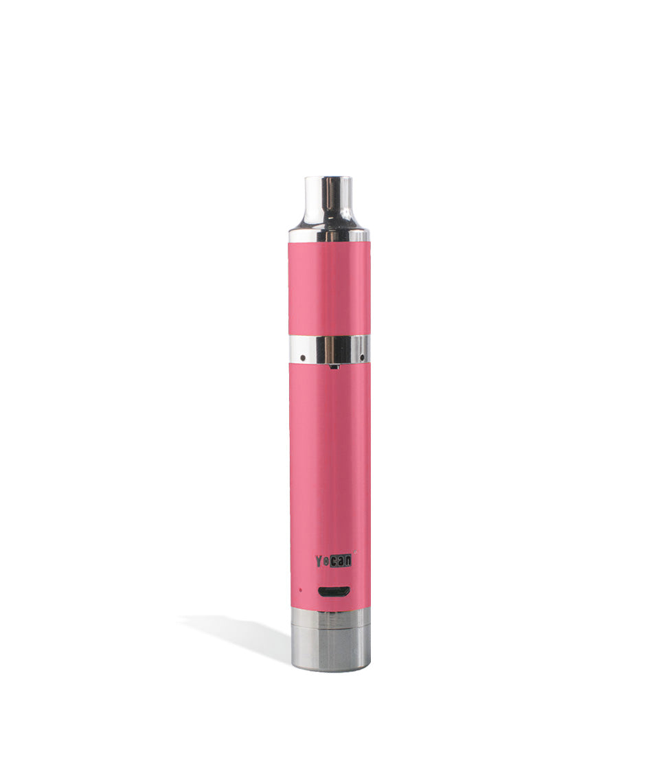 Sakura Pink Yocan Magneto Concentrate Vaporizer on white studio background 